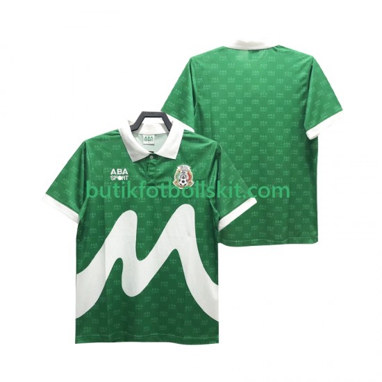 Mexiko 1995 Retro Män Hemma Matchtröja Kortärmad