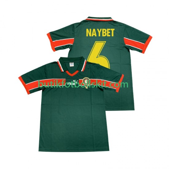 Marocko NAYBET 6 Retro Män Hemma Matchtröja 1998 Kortärmad