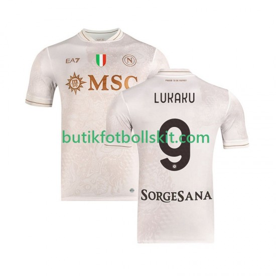 SSC Napoli Romelu Lukaku 9 Män Borta Matchtröja 2025/26 Kortärmad