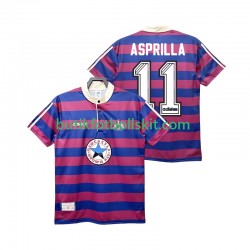 Newcastle United ASPRILLA 11 1995 1997 Retro Män Borta Matchtröja Kortärmad
