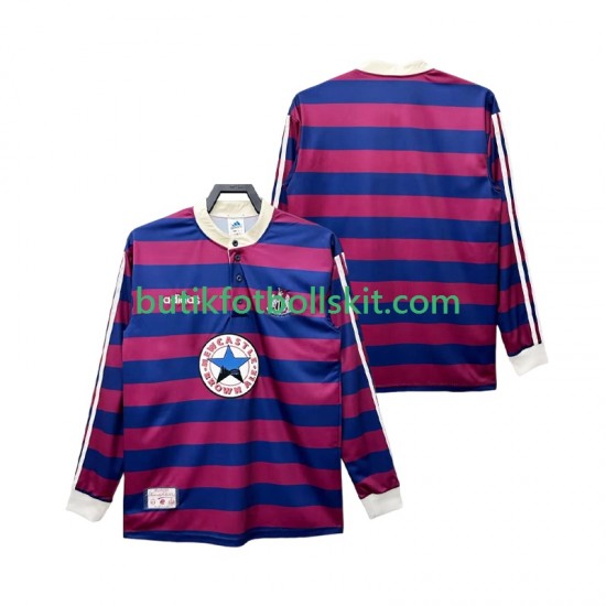 Newcastle United 1995 1997 Retro Män Borta Matchtröja Långärmad