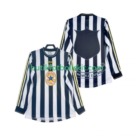 Newcastle United 1997 Retro Män Hemma Matchtröja 1999 Långärmad