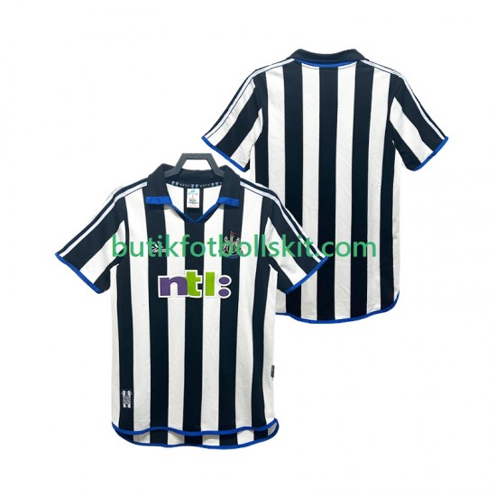 Newcastle United 2000 2001 Retro Män Hemma Matchtröja Kortärmad