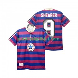 Newcastle United SHEARER 9 1995 1997 Retro Män Borta Matchtröja Kortärmad