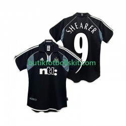 Newcastle United SHEARER 9 2000 2001 Retro Män Borta Matchtröja Kortärmad