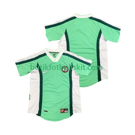 Nigeria Retro Män Hemma Matchtröja 1998 Kortärmad