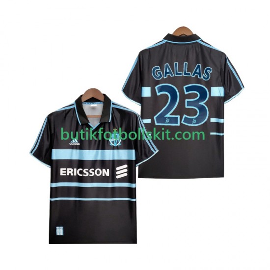 Olympique de Marseille Gallas 23 2000 Retro Män Tredje Matchtröja 1999 Kortärmad