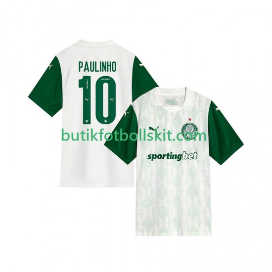 Palmeiras Paulinho 10 Män Borta Matchtröja 2025/26 Kortärmad