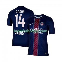Paris Saint-Germain Desire Doue 14 Män Hemma Matchtröja 2025/26 Kortärmad