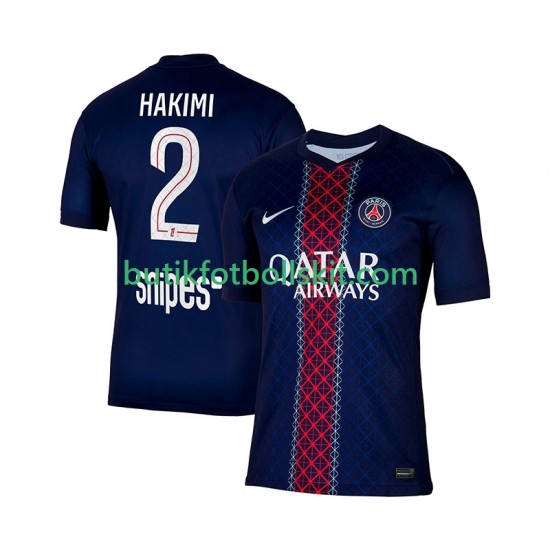 Paris Saint-Germain Hakimi 2 Män Hemma Matchtröja 2025/26 Kortärmad