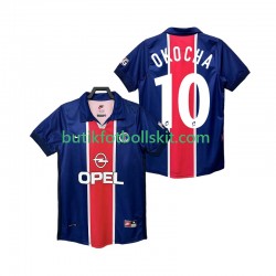 Paris Saint-Germain OKOCHA 10 Retro Män Hemma Matchtröja 1999 1998 Kortärmad