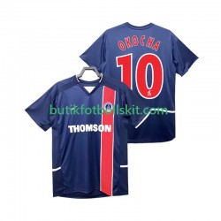 Paris Saint-Germain OKOCHA 10 2003 Retro Män Hemma Matchtröja 2002 Kortärmad