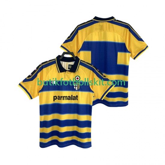 Parma 2000 Retro Män Hemma Matchtröja 1999 Kortärmad