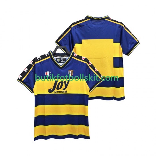 Parma 2001 Retro Män Hemma Matchtröja 2002 Kortärmad