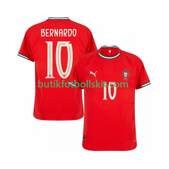 Portugal Bernardo Silva 10 Män Hemma Matchtröja 2025/26 Kortärmad