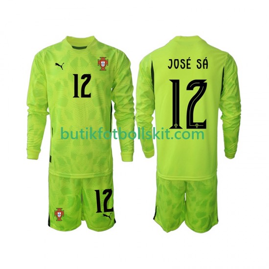 Portugal Jose Sa 12 Målvakt Barn Hemma Matchtröja 2025 Långärmad