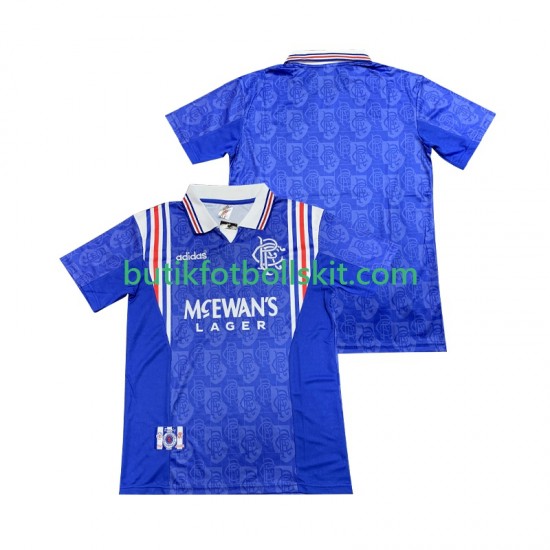 Rangers 1996 1997 Retro Män Hemma Matchtröja Kortärmad