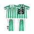 Real Betis FINIDI 25 1996 1997 Retro Barn Hemma Matchtröja Kortärmad