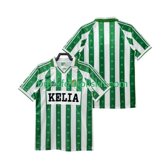 Real Betis 1995 1996 Retro Män Hemma Matchtröja Kortärmad