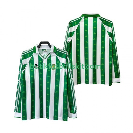 Real Betis 1996 1997 Retro Män Hemma Matchtröja Långärmad