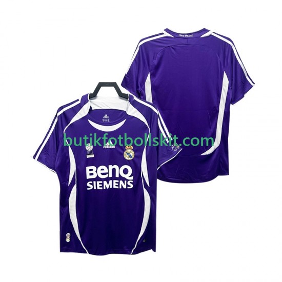 Real Madrid 2007 Retro Män Borta Matchtröja 2006 Kortärmad