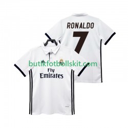 Real Madrid CRISTIANO RONALDO 7 2017 2018 Retro Män Hemma Matchtröja Kortärmad