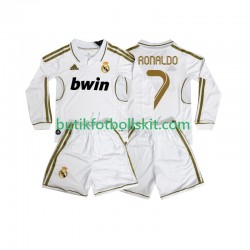 Real Madrid Cristiano Ronaldo 7 2012 Retro Barn Hemma Matchtröja 2011 Långärmad