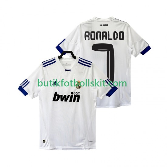 Real Madrid Cristiano Ronaldo 7 Retro Män Hemma Matchtröja 2011 2010 Kortärmad