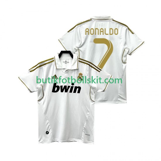 Real Madrid Cristiano Ronaldo 7 2012 Retro Män Hemma Matchtröja 2011 Kortärmad