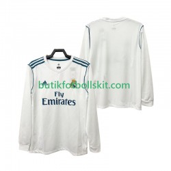 Real Madrid 2017 2018 Retro Män Hemma Matchtröja Långärmad