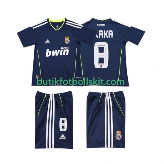 Real Madrid KAKA 8 Retro Barn Borta Matchtröja 2011 2010 Kortärmad