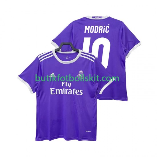 Real Madrid Modrić LUCA 10 2016 2017 Retro Män Borta Matchtröja Kortärmad