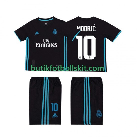 Real Madrid Modrić 10 2017 2018 Retro Barn Borta Matchtröja Kortärmad