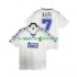 Real Madrid RAUL 7 1996 1997 Retro Män Hemma Matchtröja Kortärmad