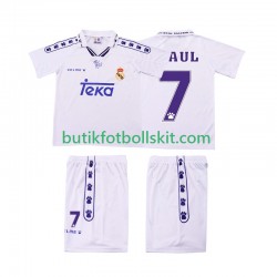 Real Madrid RAUL 7 1994 1996 Retro Barn Hemma Matchtröja Kortärmad