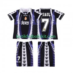 Real Madrid RAUL 7 1997 Retro Barn Tredje Matchtröja 1998 Kortärmad