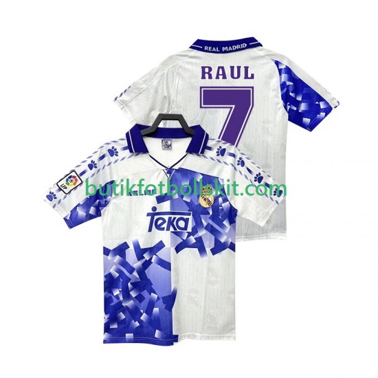 Real Madrid RAUL 7 1996 1997 Retro Män Tredje Matchtröja Kortärmad