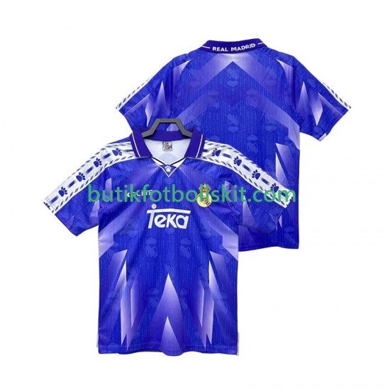 Real Madrid 1996 1997 Retro Män Borta Matchtröja Kortärmad