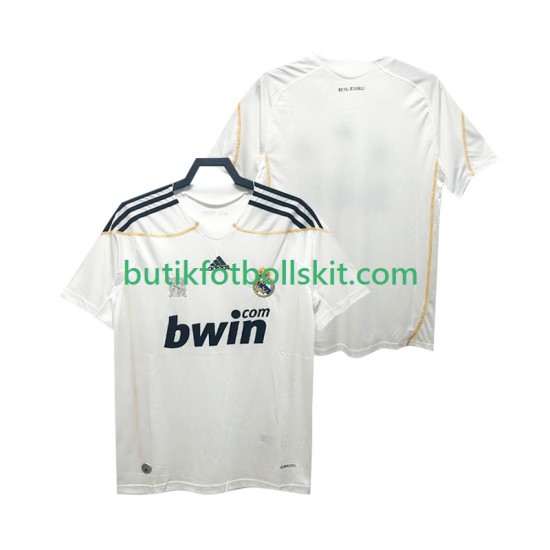 Real Madrid 2009 Retro Män Hemma Matchtröja 2010 Kortärmad
