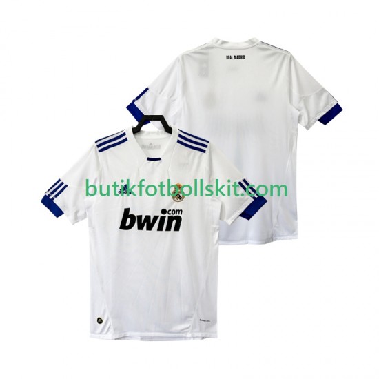 Real Madrid Retro Män Hemma Matchtröja 2011 2010 Kortärmad