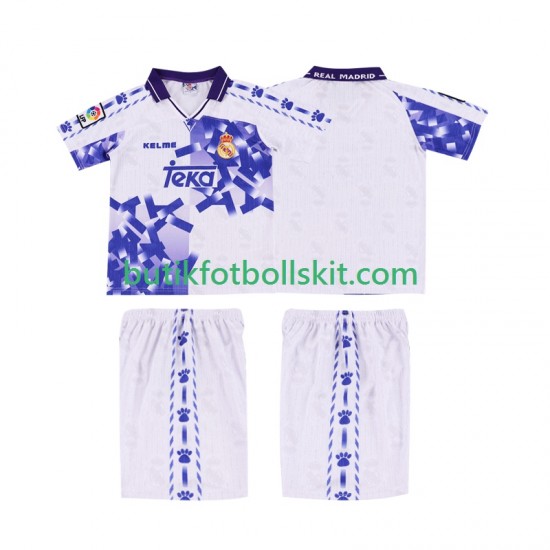 Real Madrid 1996 1997 Retro Barn Tredje Matchtröja Kortärmad