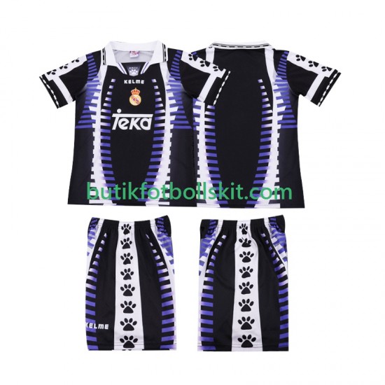 Real Madrid 1997 Retro Barn Tredje Matchtröja 1998 Kortärmad