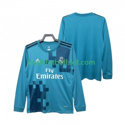 Real Madrid 2017 2018 Retro Män Tredje Matchtröja Långärmad
