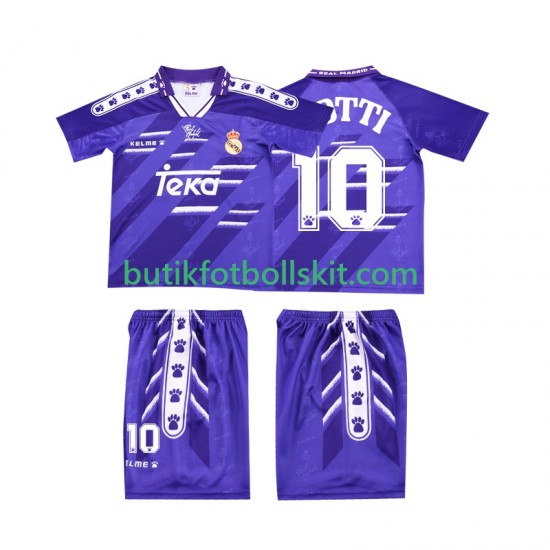 Real Madrid TOTTI 10 1994 1996 Retro Barn Borta Matchtröja Kortärmad