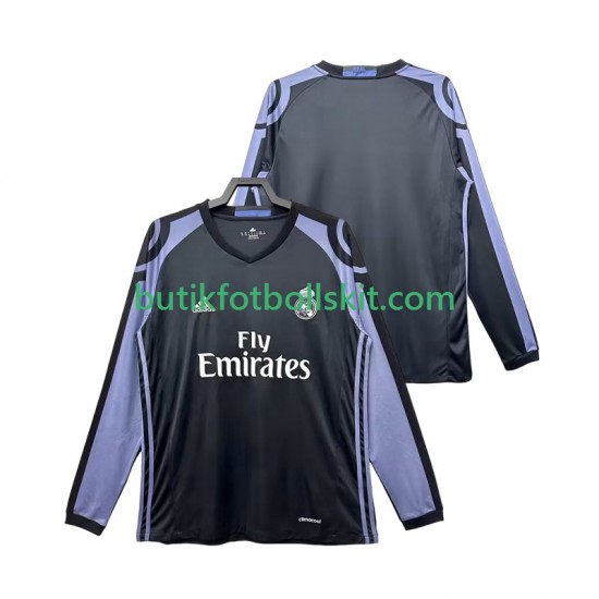 Real Madrid 2016 2017 Retro Män Tredje Matchtröja Långärmad