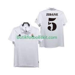 Real Madrid ZIDANE 5 2003 Retro Män Hemma Matchtröja 2002 Kortärmad
