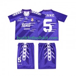 Real Madrid ZIDANE 5 1994 1996 Retro Barn Borta Matchtröja Kortärmad
