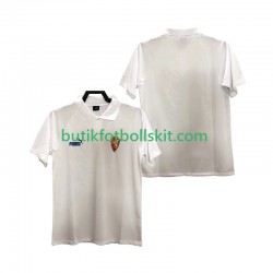 Real Zaragoza 1995 Retro Män Hemma Matchtröja Kortärmad