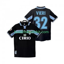 SS Lazio VIERI 32 Retro Män Borta Matchtröja 1999 1998 Kortärmad