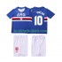 Sampdoria MANCINI 10 1990 1991 Retro Barn Hemma Matchtröja Kortärmad